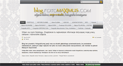 Desktop Screenshot of blog.fotomaximus.com